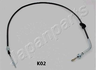 KIA Трос ручн.тормоза передн.Carnival 99- JAPANPARTS BC-K02