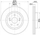 SUZUKI Диск тормозной передн.Grand Vitara 05- HELLA 8DD 355 113-621 (фото 1)