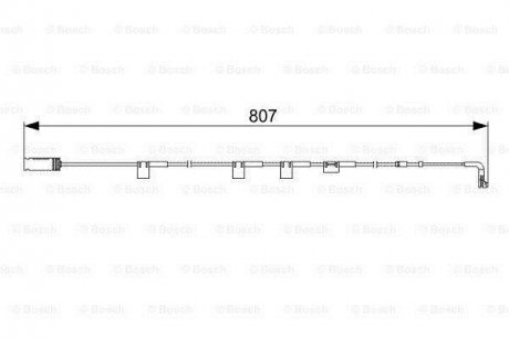 Датчик износа тормозных колодок BOSCH 1987473058 (фото 1)