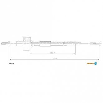 Трос зчеплення ADRIAUTO 13.0152