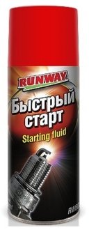 0.4л Эфир для запуска двиг. (аероз) RUNWAY RW6087