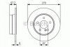 DB Тормозной диск задн W204 BOSCH 0986479S96 (фото 1)