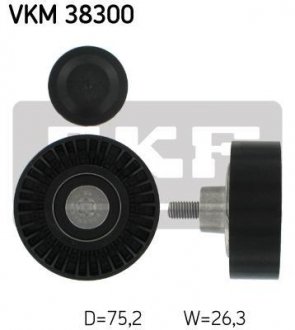 Паразитний / ведучий ролик, поліклиновий ремінь SKF VKM 38300