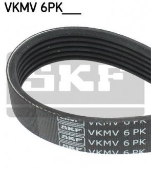 Ремень поликлиновый 6PK1740 SKF VKMV 6PK1740 (фото 1)