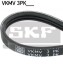Ремень поликлиновый 3PK814 SKF VKMV 3PK814 (фото 1)