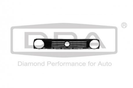 Решетка радиатора без эмблемы (два отверстия под фары) VW Golf II (19E,1G1) (83- Dpa 88530057502