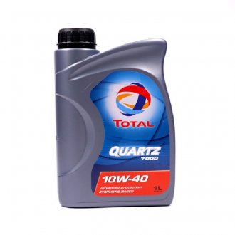 Олива напівсинтетична Quartz 7000 10w40 1L (214110) TOTAL 201528 (фото 1)