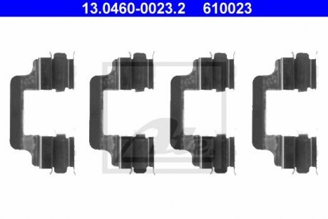 Комплект монтажный тормозных колодок ATE 13046000232