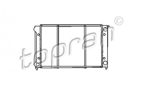 Радіатор, охолодження двигуна TOPRAN / HANS PRIES 102726