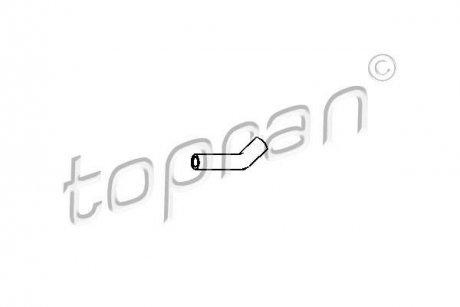 Шланг радіатора TOPRAN / HANS PRIES 205709