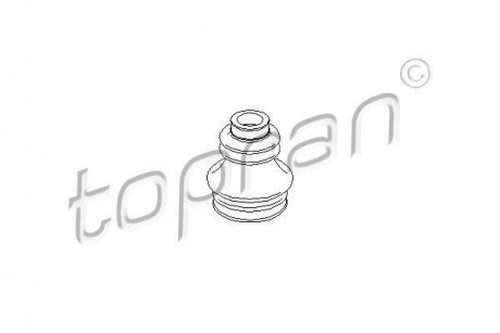 Пильовик привідного валу TOPRAN / HANS PRIES 300825 (фото 1)