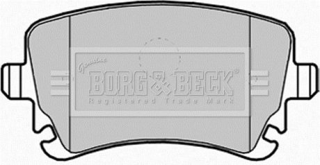 Гальмівні колодки (набір) BORG & BECK BBP1930 (фото 1)