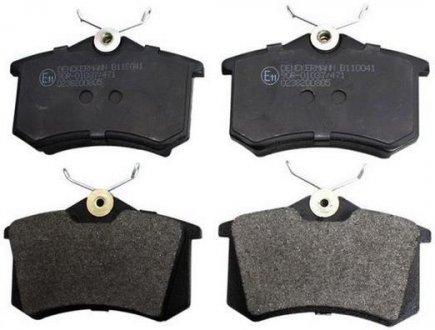 Гальмівні колодки дискові зад. Citroen/Peugeot/Renault/VAG (17mm) DENCKERMANN B110041 (фото 1)