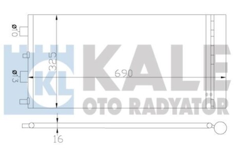 Конденсатор KALE OTO RADYATOR 342840