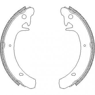 Гальмівні колодки (набір) WOKING Z4129.00