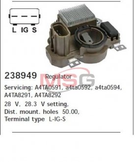Регулятор генератора CARGO 238949