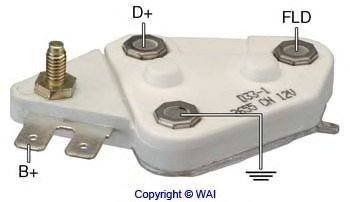 Регулятор генератора WAI D33-1