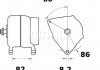 Генератор MAHLE / KNECHT MG 562 (фото 1)