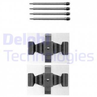 Ремкомплект гальмівних колодок Delphi LX0398