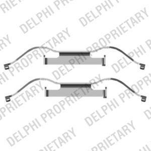Ремкомплект гальмівних колодок Delphi LX0440