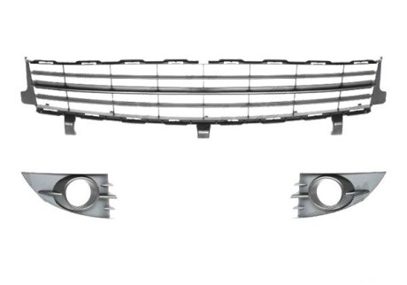Решітка в бампері ліва+правий+середн Polcar 60722702