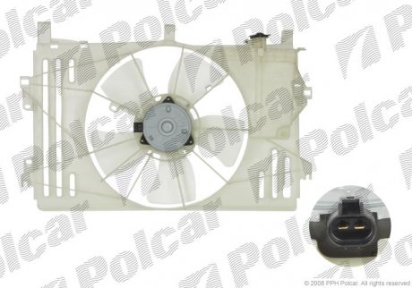 Вентилятор з корпусом / кронштейном Polcar 811423W1 (фото 1)