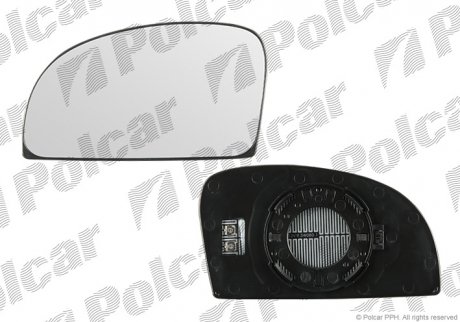 Вставка зовнішнього дзеркала права Polcar 4042554E (фото 1)