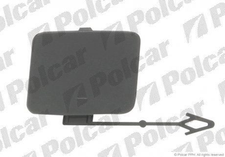 Заглушка гака буксирування правий Polcar 205196-8 (фото 1)