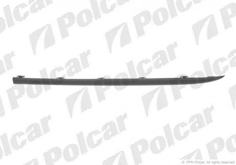 Спойлер бампера переднього правий Polcar 504425-2 (фото 1)