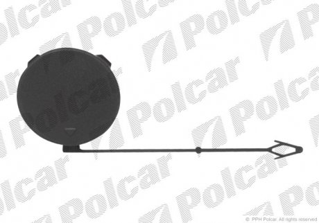 Заглушка гака буксирування правий Polcar 20510710 (фото 1)