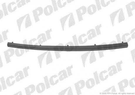 Накладка решітки бампера середн Polcar 204027-5 (фото 1)