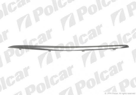 Молдинг накладки бампера лівий Polcar 951427-7 (фото 1)