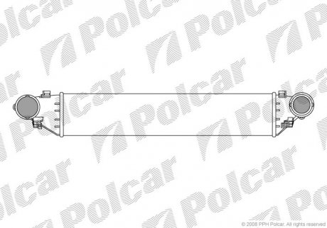 Радіатор повітря (Інтеркулер) Polcar 5003J82X