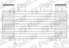 Радіатор повітря (Інтеркулер) Polcar 3268J8-1 (фото 1)