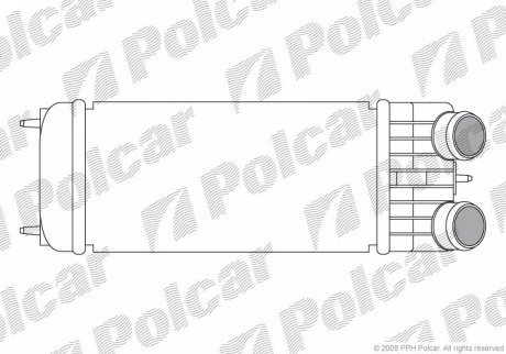 Радіатор повітря (Інтеркулер) Polcar 2316J8-1