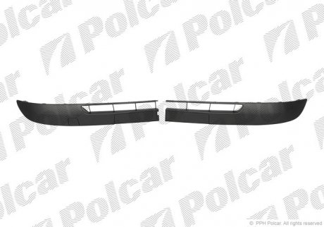 Накладка бампера лівий+правий Polcar 606207-4 (фото 1)