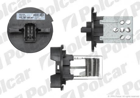 Резистор вентилятора Polcar 2329KST1X