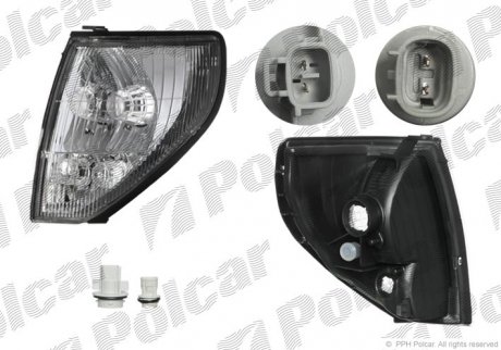 Поворот передній з розміром Polcar 8177203E