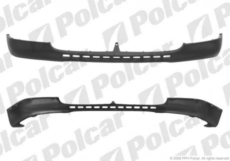 Спойлер бампера переднього Polcar 811207-5