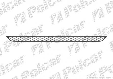 Решітка в бампер середня Polcar 504427-5