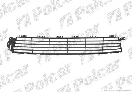 Решітка в бампер середня Polcar 328027 (фото 1)