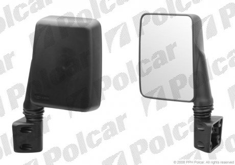 Дзеркало зовнішнє правий Polcar 5701521M