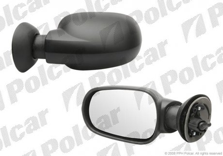 Дзеркало зовнішнє правий Polcar 2800521M