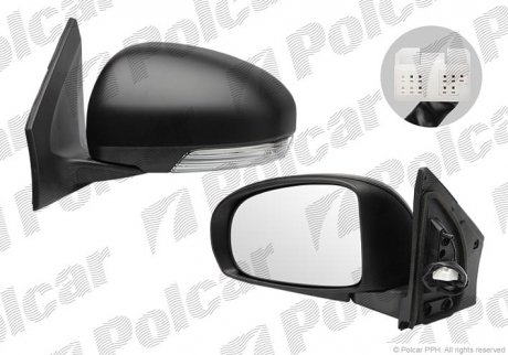 Дзеркало зовнішнє лівий Polcar 8169514E