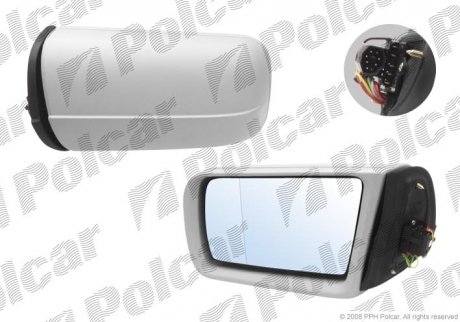 Дзеркало зовнішнє лівий Polcar 5002517M