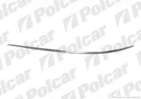 Молдинг бампера правий Polcar 500607-6 (фото 1)