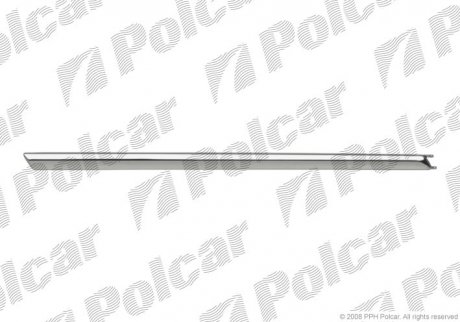 Молдинг бампера правий Polcar 955596-8 (фото 1)