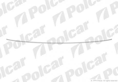 Молдинг бампера середн Polcar 502596-6 (фото 1)