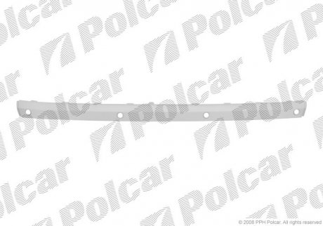 Молдинг бампера середн Polcar 500396-8