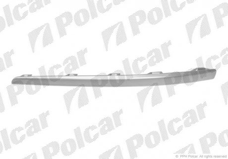 Молдинг бампера правий Polcar 401507-8 (фото 1)